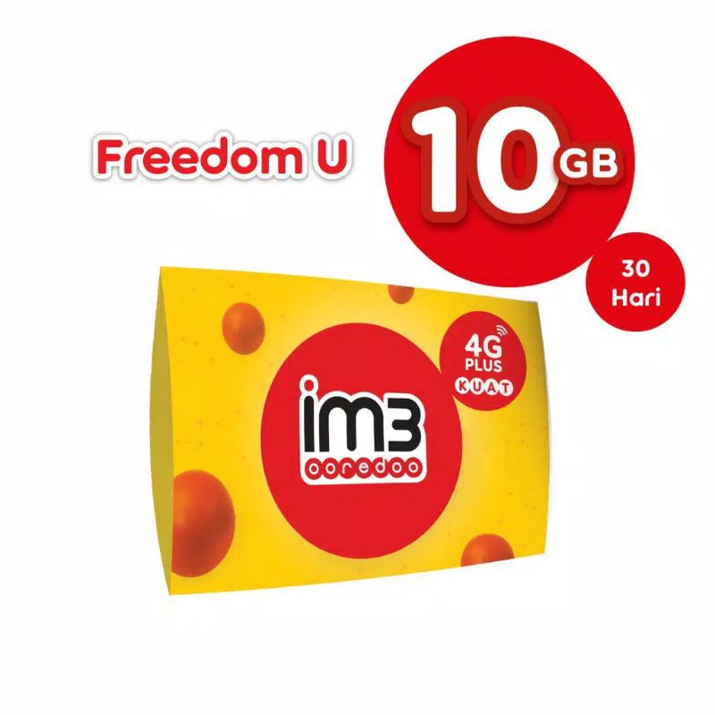 Kartu Perdana Indosat Ooredoo Unlimited 10GB+25GBApp
