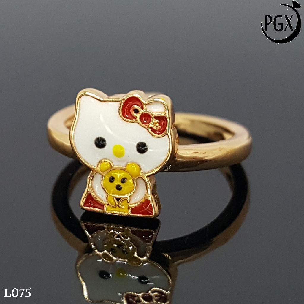 PGX Cincin Anak Xuping Aksesoris Perhiasan Lapis Emas Premium - L075