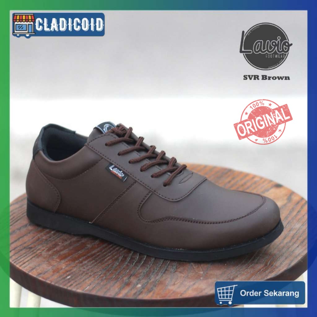 Sepatu Formal Pria Original Dengan Tali Lavio SVR Cocok Untuk Kuliah, Sekolah, Kerja Kantoran