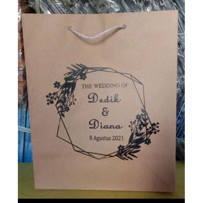 

paper bag motif polos custom R 6 (20.10.25 )