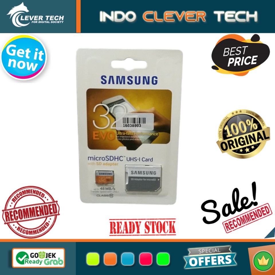 Samsung Micro SDHC UHS1 Class-10 EVO 48MB/s 32GB