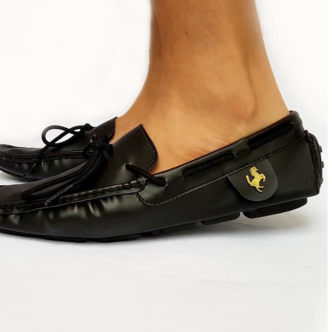 @BY->12 Mr darwis Gold horse slip on pria kulit mr002 ""*=*""