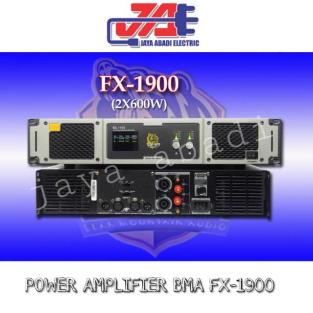 POWER AMPLIFIER BMA FX-1900