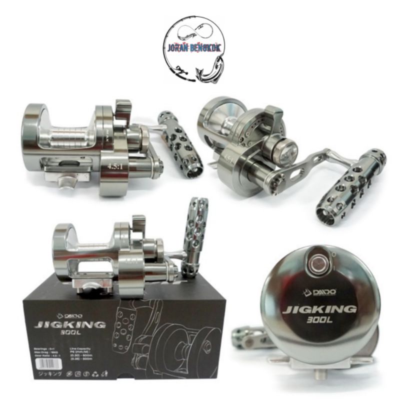 Reel DAIDO JIGKING OverHead (OH) Metal Body 200L 300L 400L