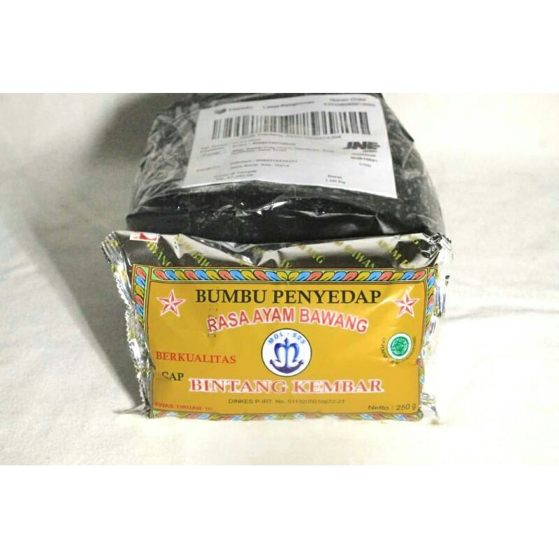 

bumbu tabur atom cap bintang kembar termurah 1 bungkus kemasan 250 gram