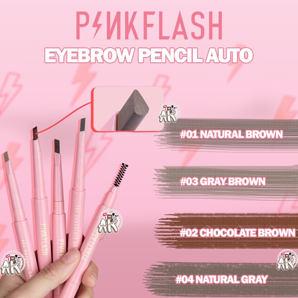 PINKFLASH SERIES ( CONCEALER / EYEBROW / EYELINER / LIP CREAM / MASCARA / LIQUID EYESHADOW / NATURAL CARE PLUS LIP OIL)