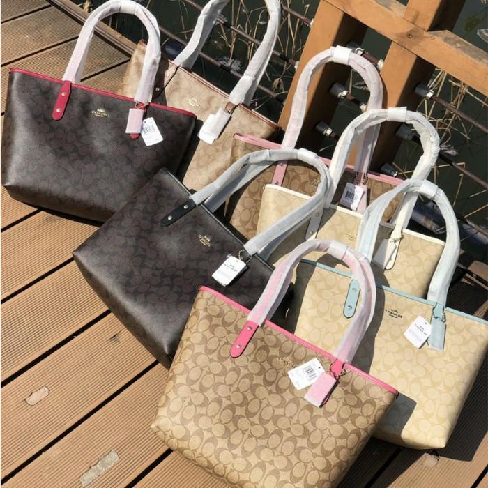 Totebag Coach Signature City Zip Tote