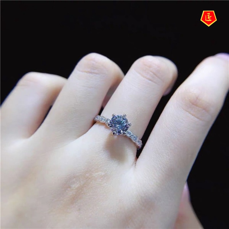 [Ready Stock]Creative Moissanite Ring Special-Interest Design