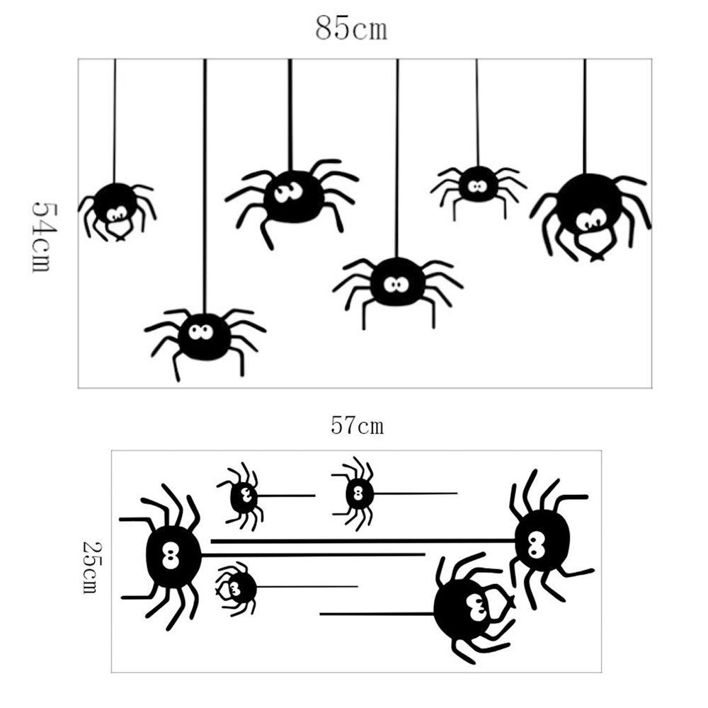 [Elegan] Spider Sticker Anti Air Wallpaper Pesta Prank Jendela Lucu