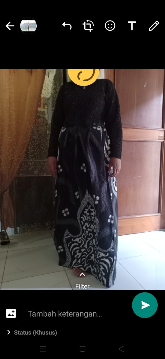 [ori - 2 Varian Warna - Busui] Wou Batik Couple Fitria Batik Kekinian Kebaya Modern Batik Bg032