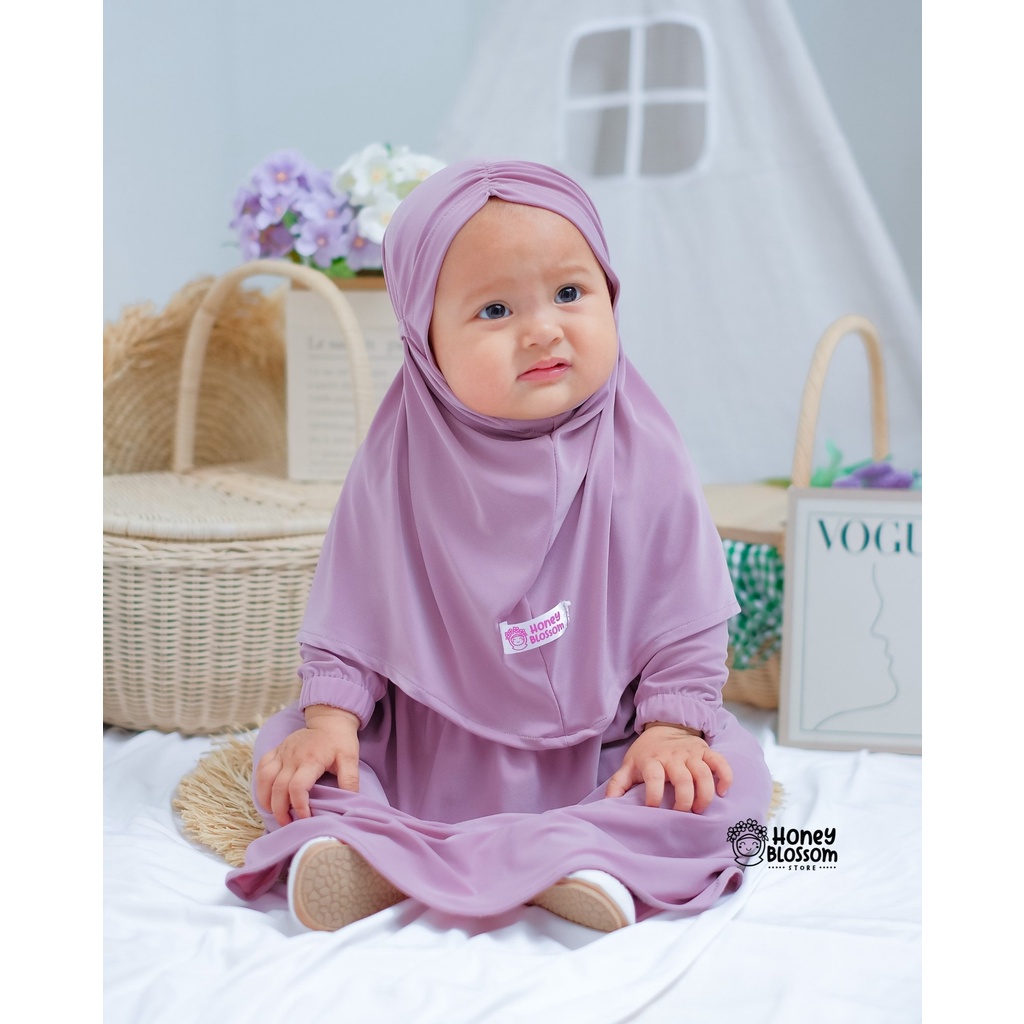 HoneyBlossom - gamis bayi / gamis bayi perempuan 6 12 bulan / gamis bayi perempuan lylia