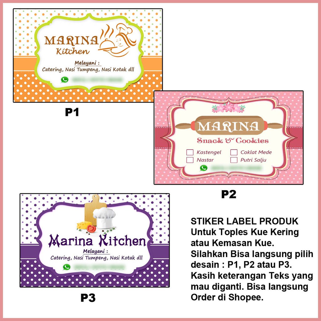 40+ Trend Terbaru Contoh Desain Stiker Catering