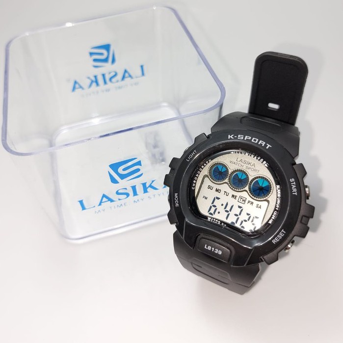 Jam Tangan Digital Premium Lasika 8139 Water Resistant Free Box Jam Tangan