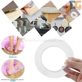 

Double Tape Lakban Perekat Transparent Dobel tip Solasi Bening Washable dobeltip Sticker 1 3 5 Meter 1M 3M 5M 1Meter 5Meter 3Meter Doubletape Dobeltip Lakban Dua sisi HP Handphone Phone