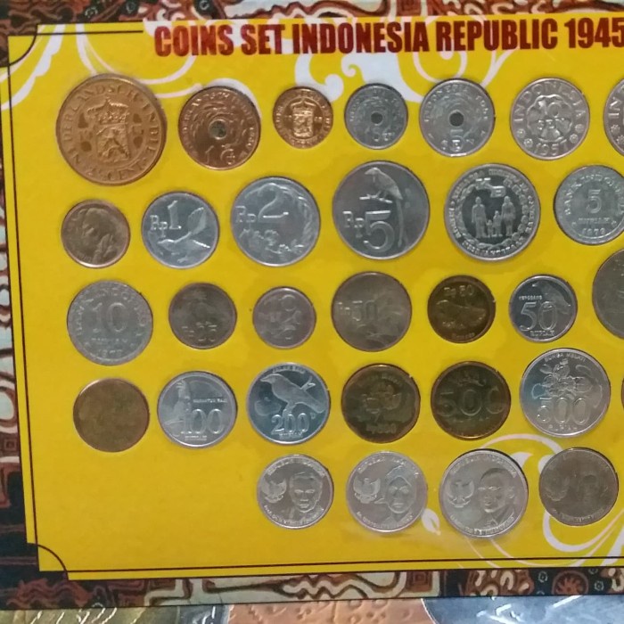 KUNO-UANG- COINS SET INDONESIA 1945-2016 -UANG-KUNO.