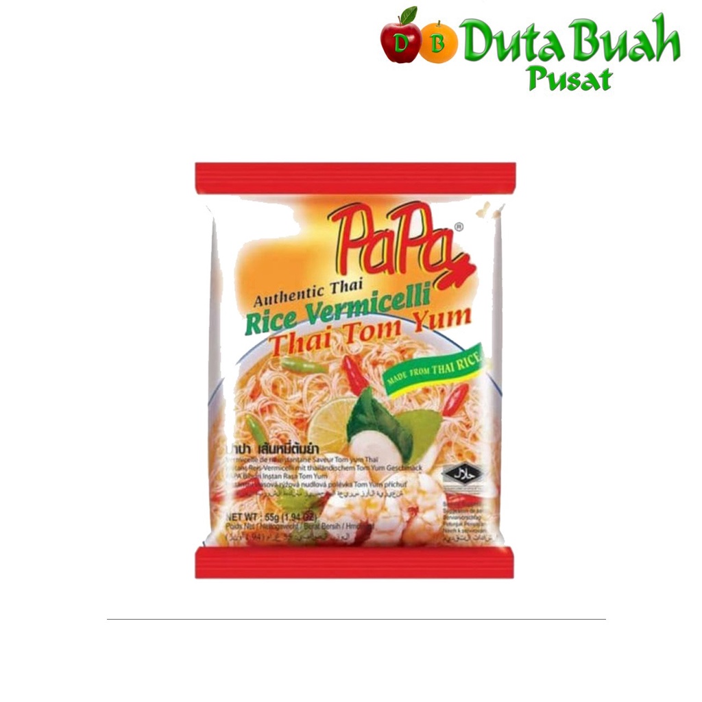 

DUTA BUAH PAPA RICE VERMICELLI THAI TOM YUM (55G/PCS)