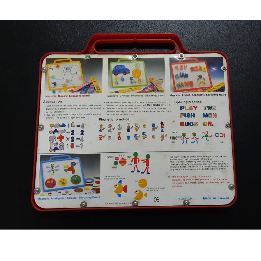 MADE IN TAIWAN Mainan Whiteboard Puzzle Magnet anak bahan Lembut belajar KUALITAS TERBAIK