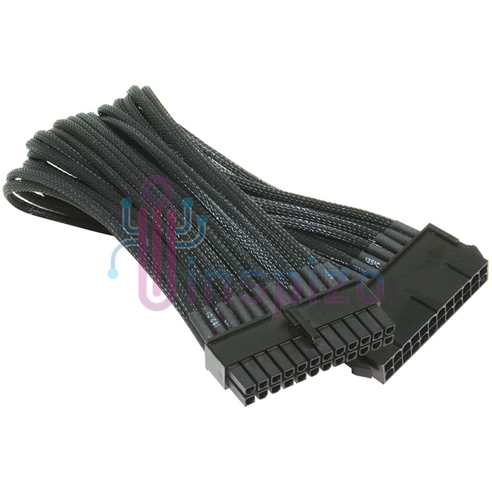 Bitfenix Alchemy ATX 24 pin Black sleeved cable