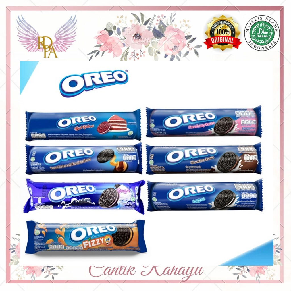 

Oreo Biskuit 119 gram Biskuit Sandwich Roll All Varian Oreo Special