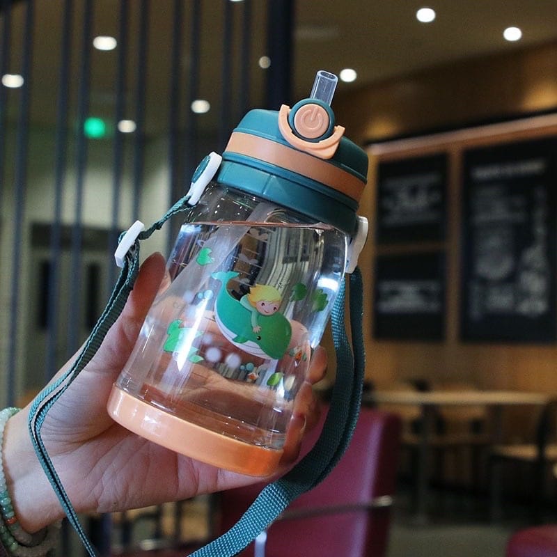 BOTOL MINUM ANAK KARAKTER PAUS UKURAN 550ML