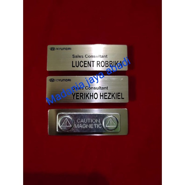 

nametag magnet/nama dada magnet/nametag custom
