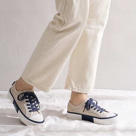 RYS - Curved Delicate Sepatu Sneakers Wanita Fashion Casual - Ori Import