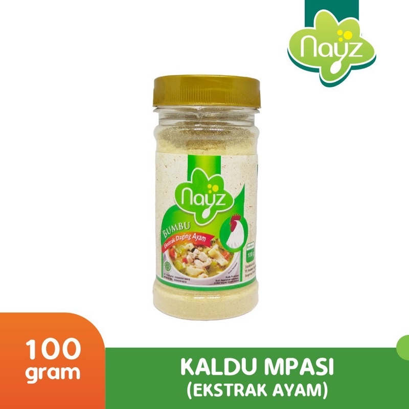 

NAYZ Nay’z Kaldu MPASI Baby Rasa Ayam dan Sapi100 gr Non MSG | Kaldu bayi