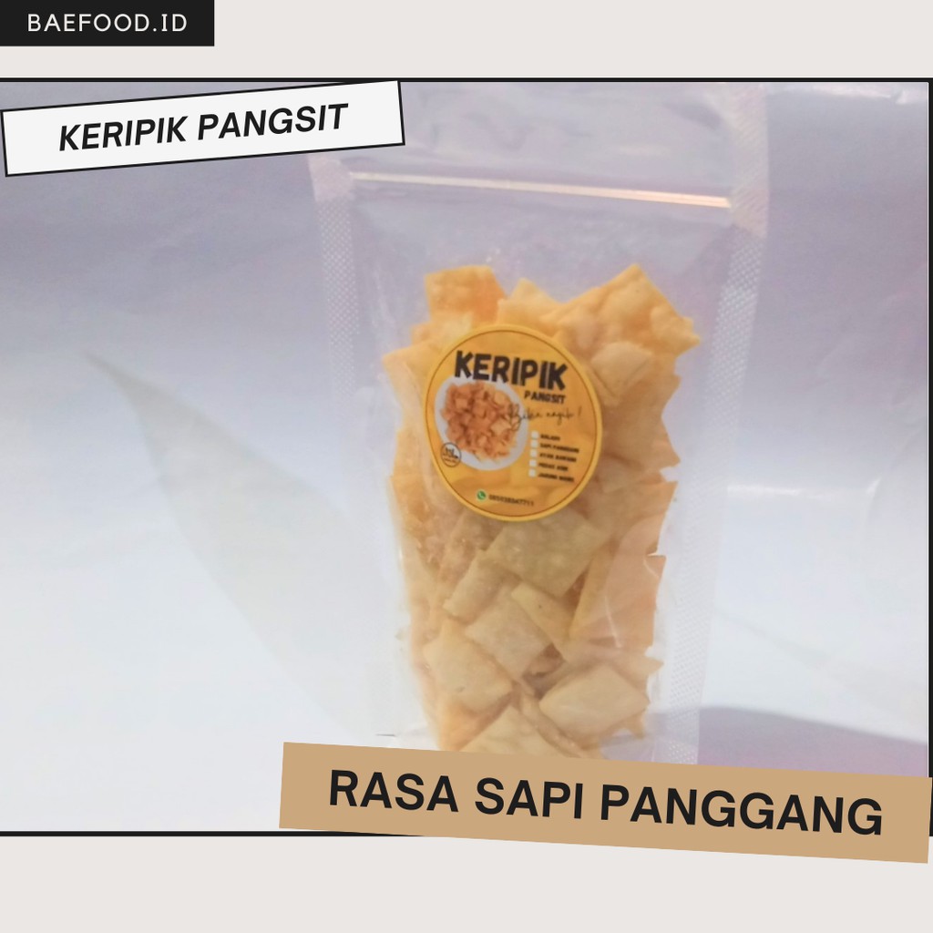 

Keripik Pangsit Varian Rasa - Rasa Sapi Panggang