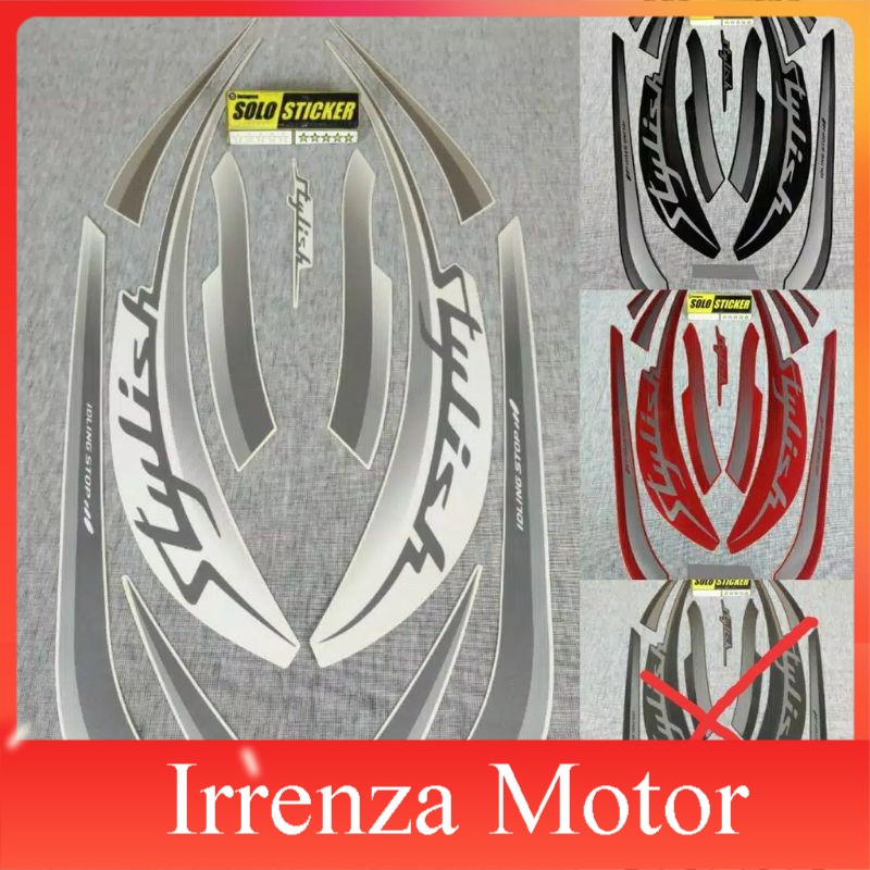 Striping sticker Lis motor Scoopy fi stylish 2019