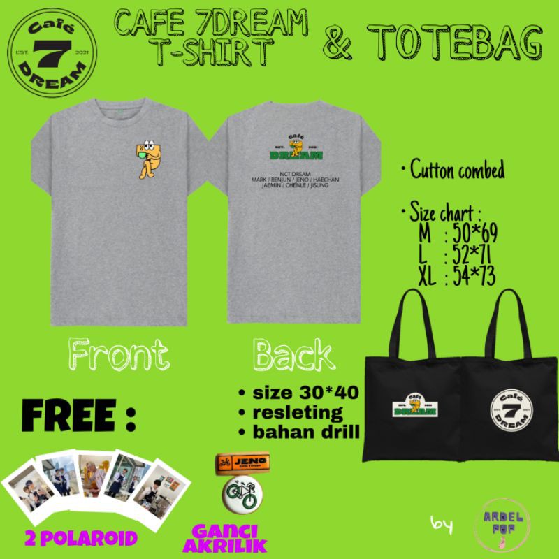 NCT DREAM : CAFE 7DREAM SHIRT (include packing)