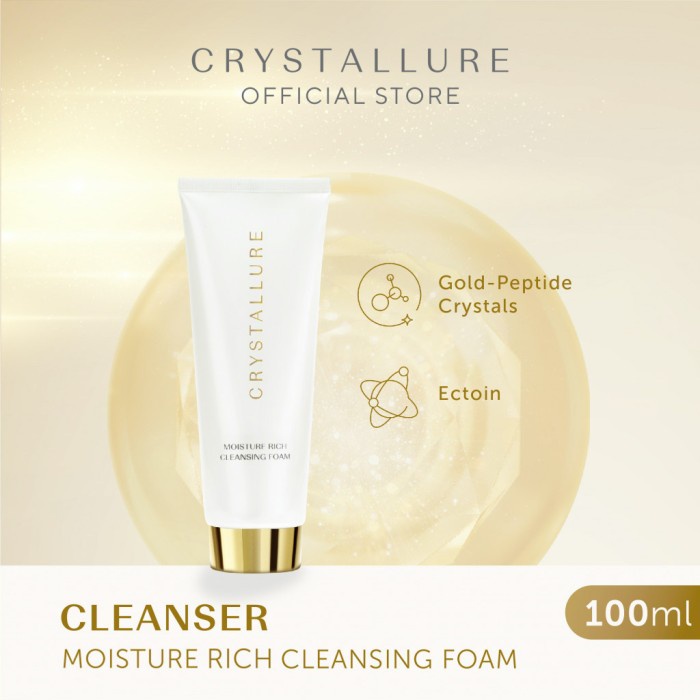 Wardah Crystallure Moisture Rich Cleansing Foam