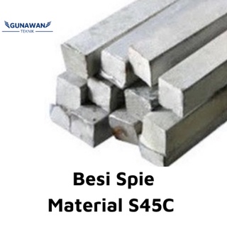 Jual Besi spi spie 8x8x300 berkualitas material s45c | Shopee Indonesia