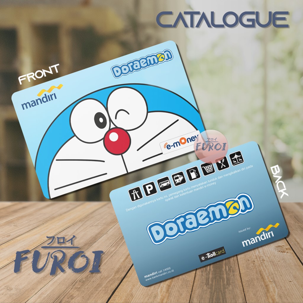 Custom Flazz BCA | Custom Emoney Mandiri | Peeking Doraemon