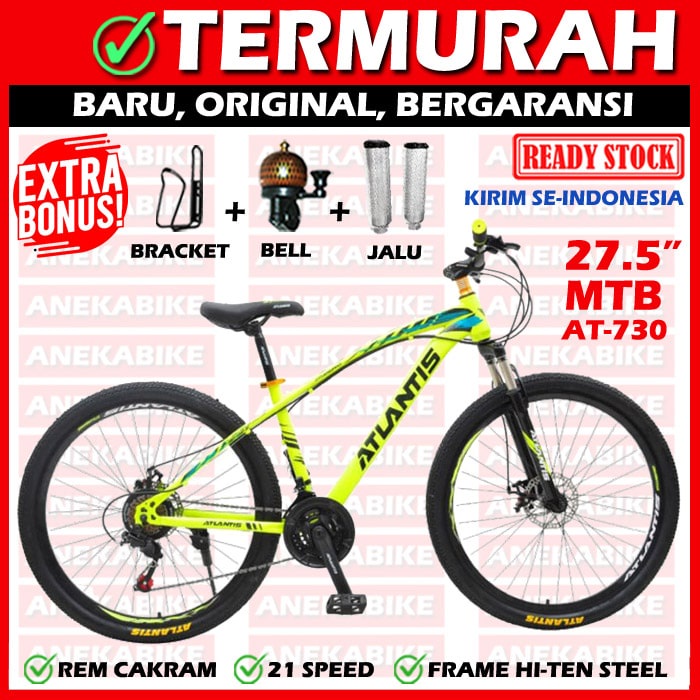 SEPEDA GUNUNG 27.5 inch ATLANTIS AT-730 AT-69 MTB SEPEDA GUNUNG MURAH PROMO