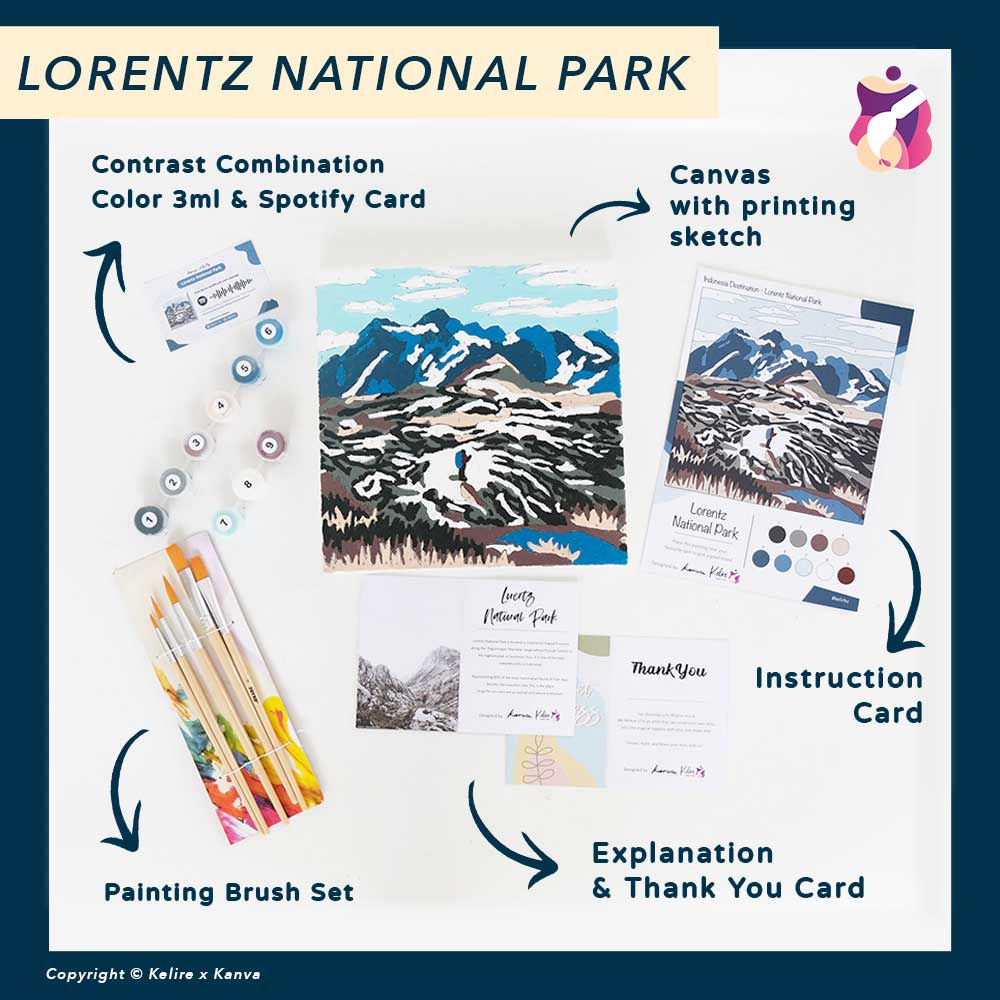 

Lukisan DIY Paint by Number Kit Original Lorentz National Park
