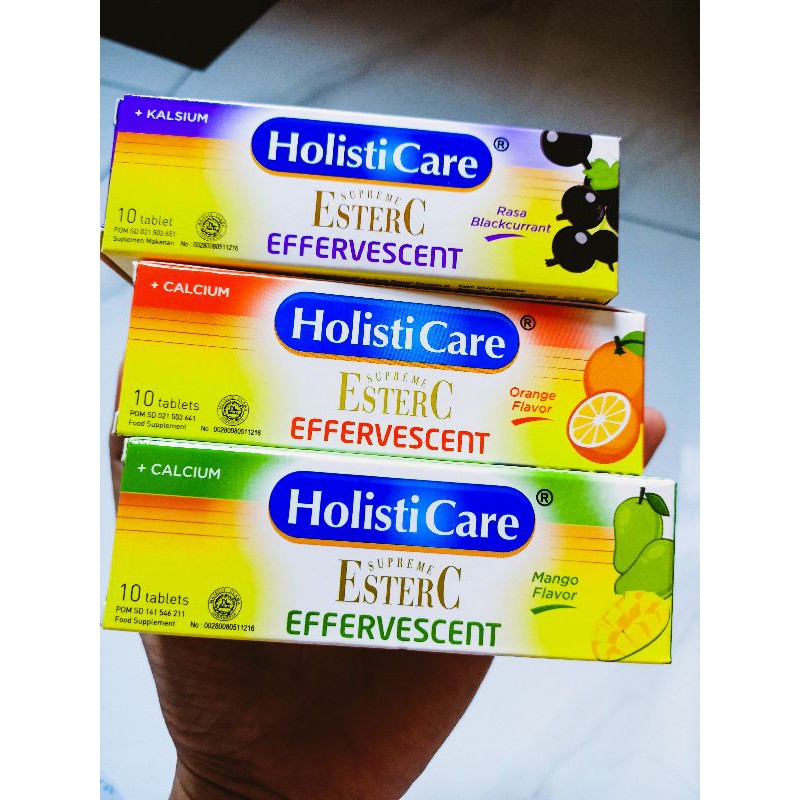 HOLISTICARE ESTER C EFFERVESCENT - VITAMIN C AMAN DI LAMBUNG