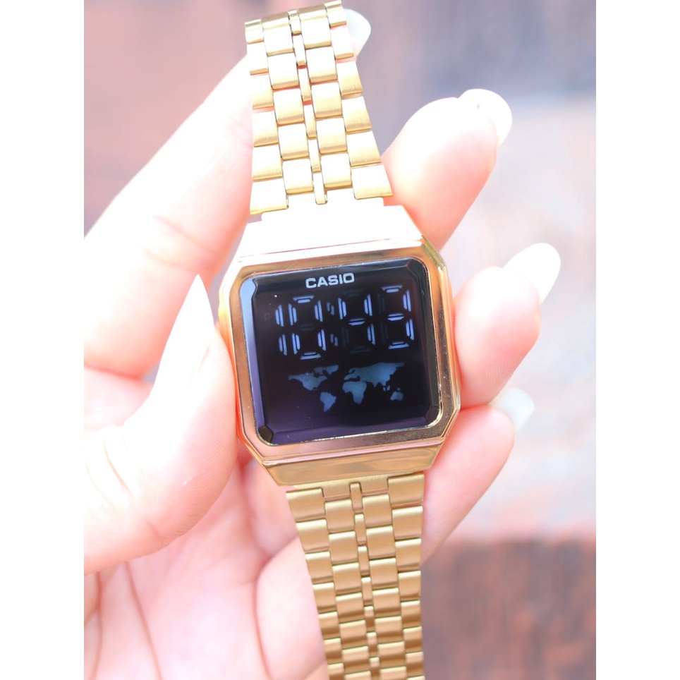 BOOMING !!! JAM TANGAN TOUCHSCREEN WANITA A167 PETA BENTUK SEGI KUALITAS SUPER !! ANTI GORES !!