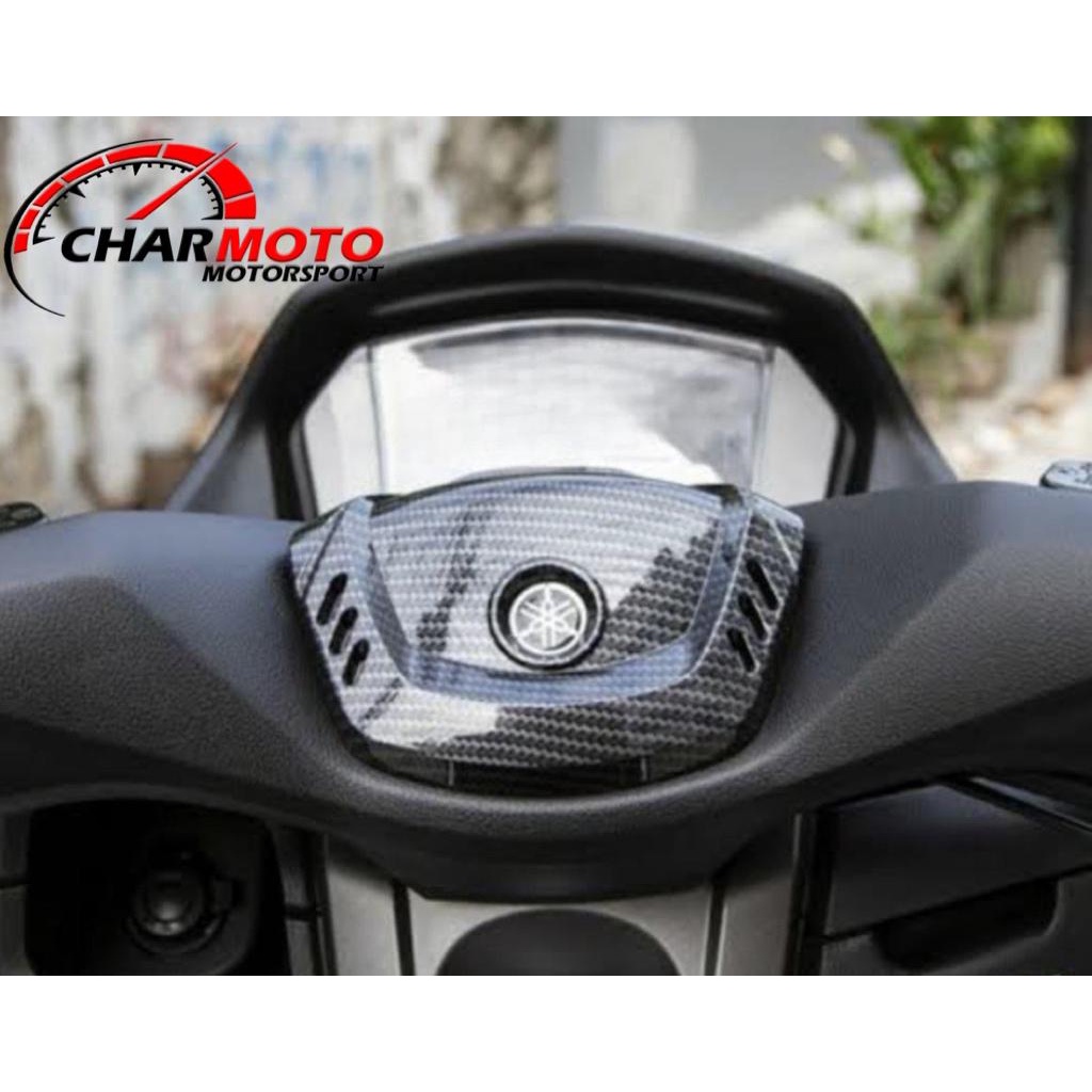 Cover Tutup Stang Nmax 2020 Carbon Karbon Nemo Original PNP - Charmoto