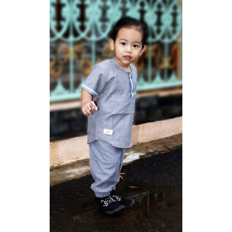 SETELAN BAJU KOKO KURTA ANAK 1-4 THN//BAJU MUSLIM ANAK KEREN