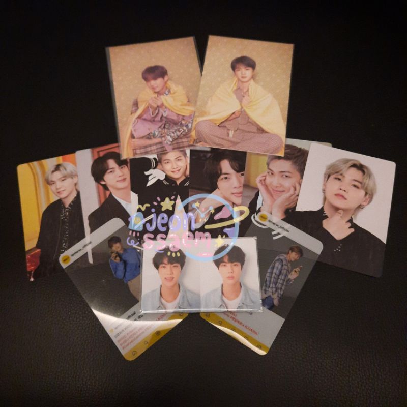 PC Photocard BTS Official Jin Tear R Dilan MPC Mini PC PTD Permission To Dance Yoongi Jin RM Namjoon