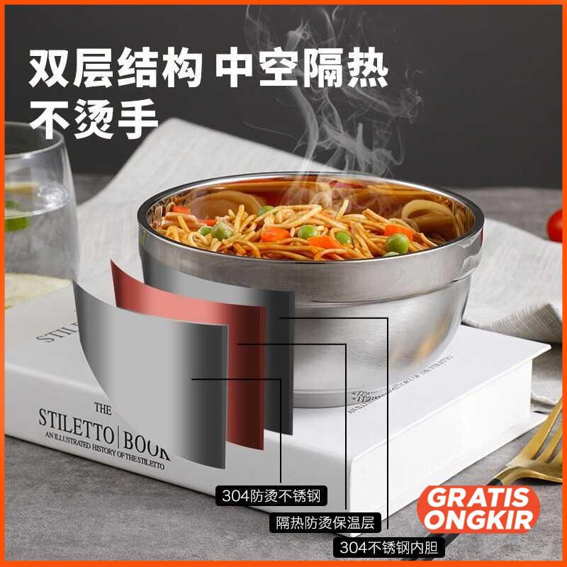 Mangkok Double Insulation 304 Stainless Steel - SGEE1 11.5cm