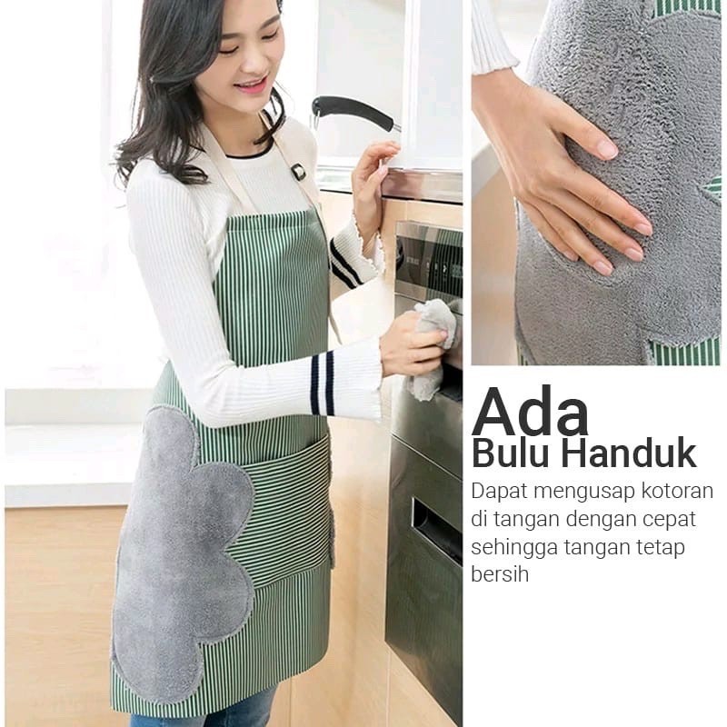 Apron Coraline Apron Masak Waterproof - BUY 1 GET 1