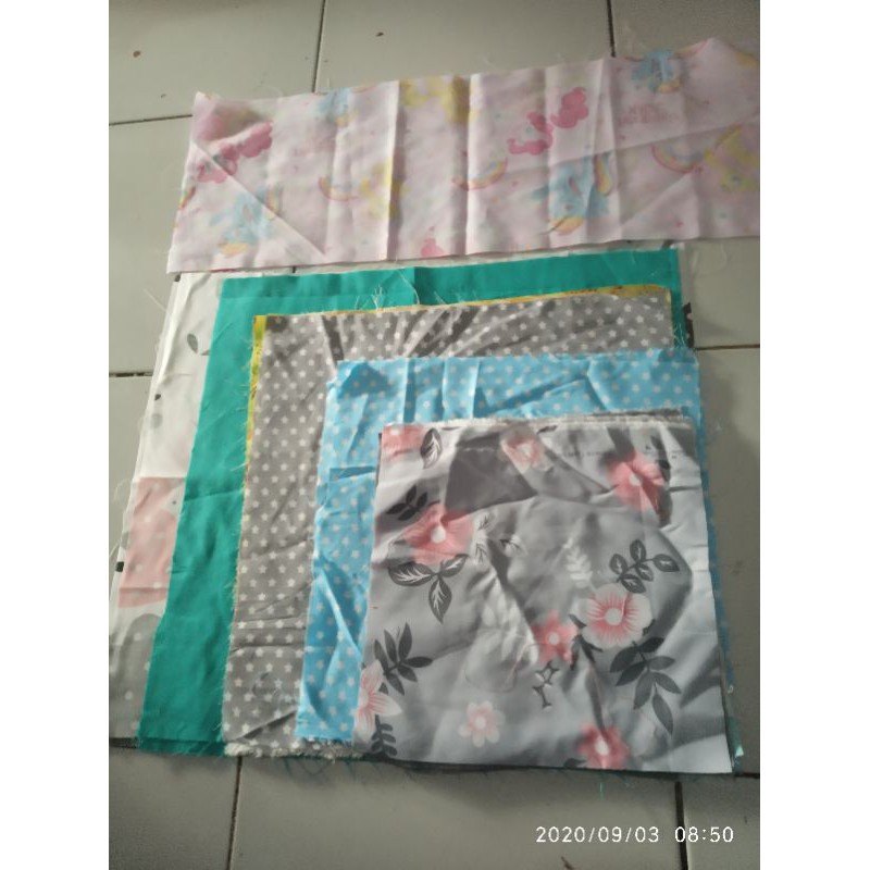 Kain Perca Katun Kiloan Murah/ perca katun star,esra