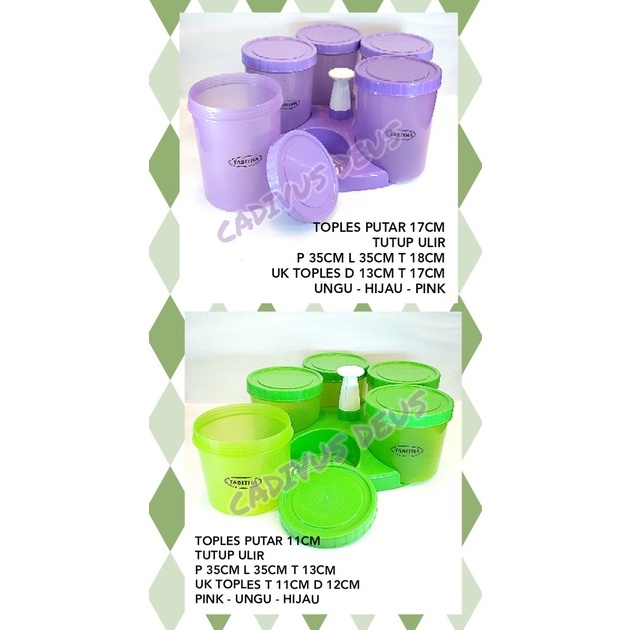 TOPLES PUTAR - TB SET 5IN1 - ELEGAN KUAT PRAKTIS