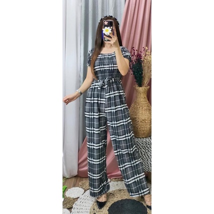 Jumpsuit Wanita Jumpsuit Smoke Jumpsuit Korea Sabrina Jumpsuit sabrina