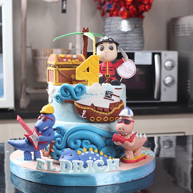 

Kue Ulang Tahun / Birthday Cake tema Pirate / MOHON BACA KETERANGAN
