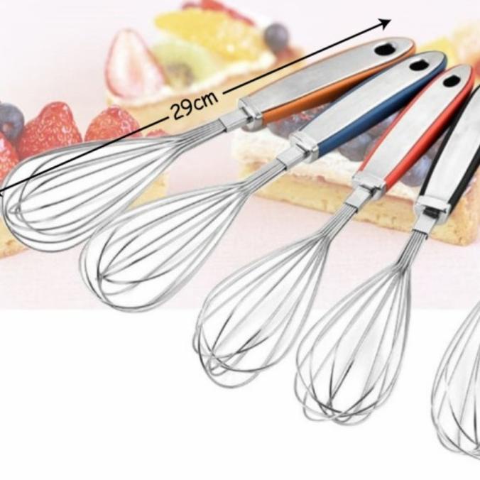 :::::::] Whisk / Pengocok / Ballon Whisk Stainless 29cm