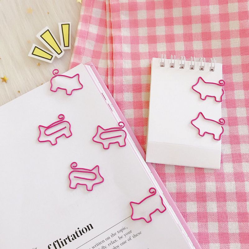 

Paperclip lucu bentuk babi Serbaguna [thehanscorner]