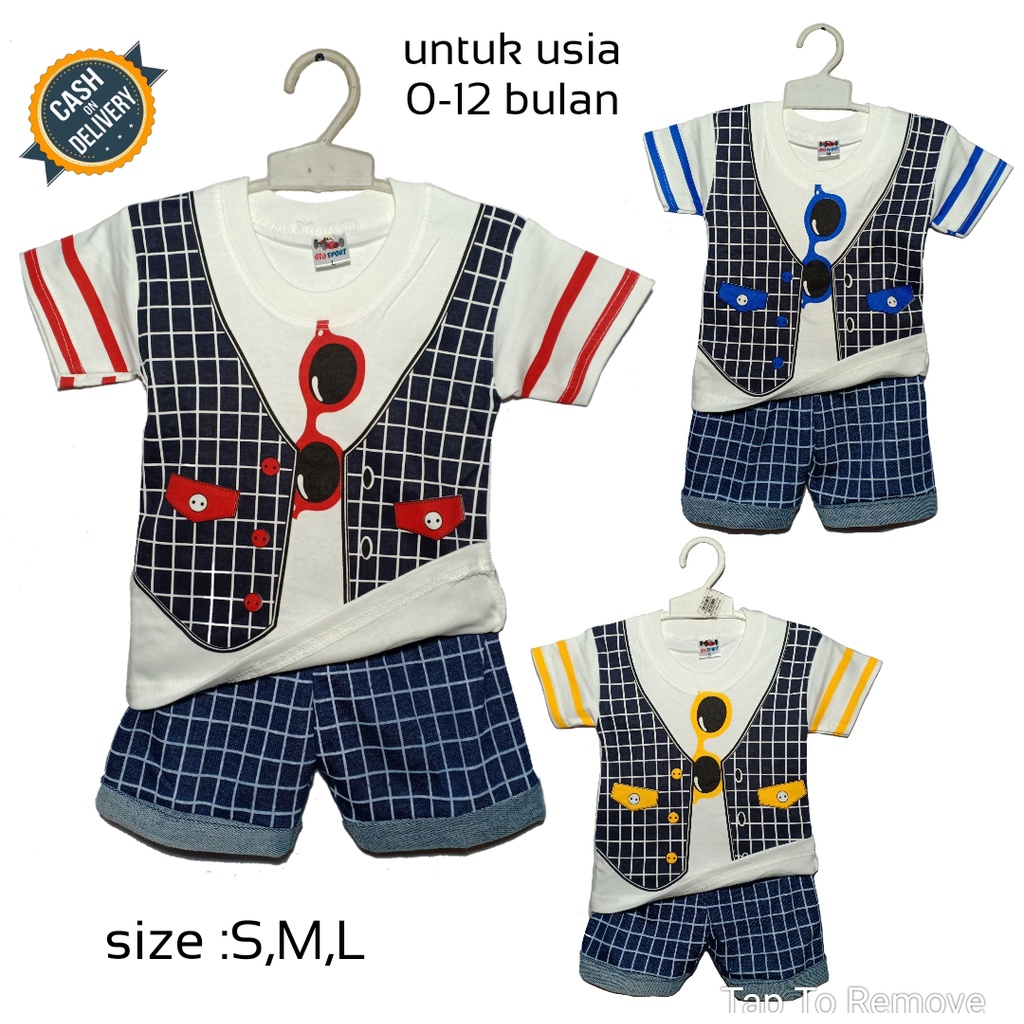 Setelan Baju Dan Celana Bayi Pakaian Bayi Laki-Laki Setelan Baju Kaos Bayi Setelan Kaos Bayi pakaian