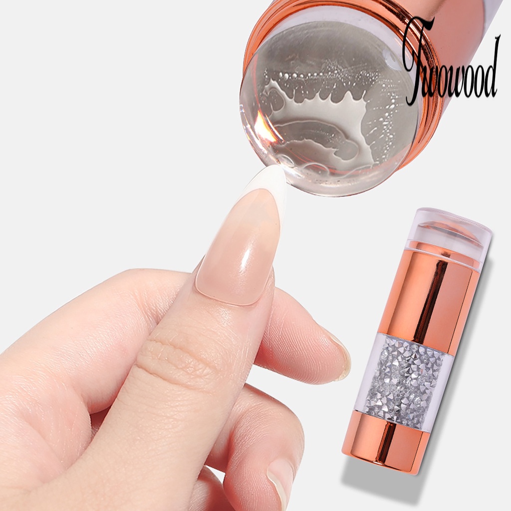 Twowood Stamper / Cap Kuku Wanita Tahan Pecah Ringan Untuk Manicure